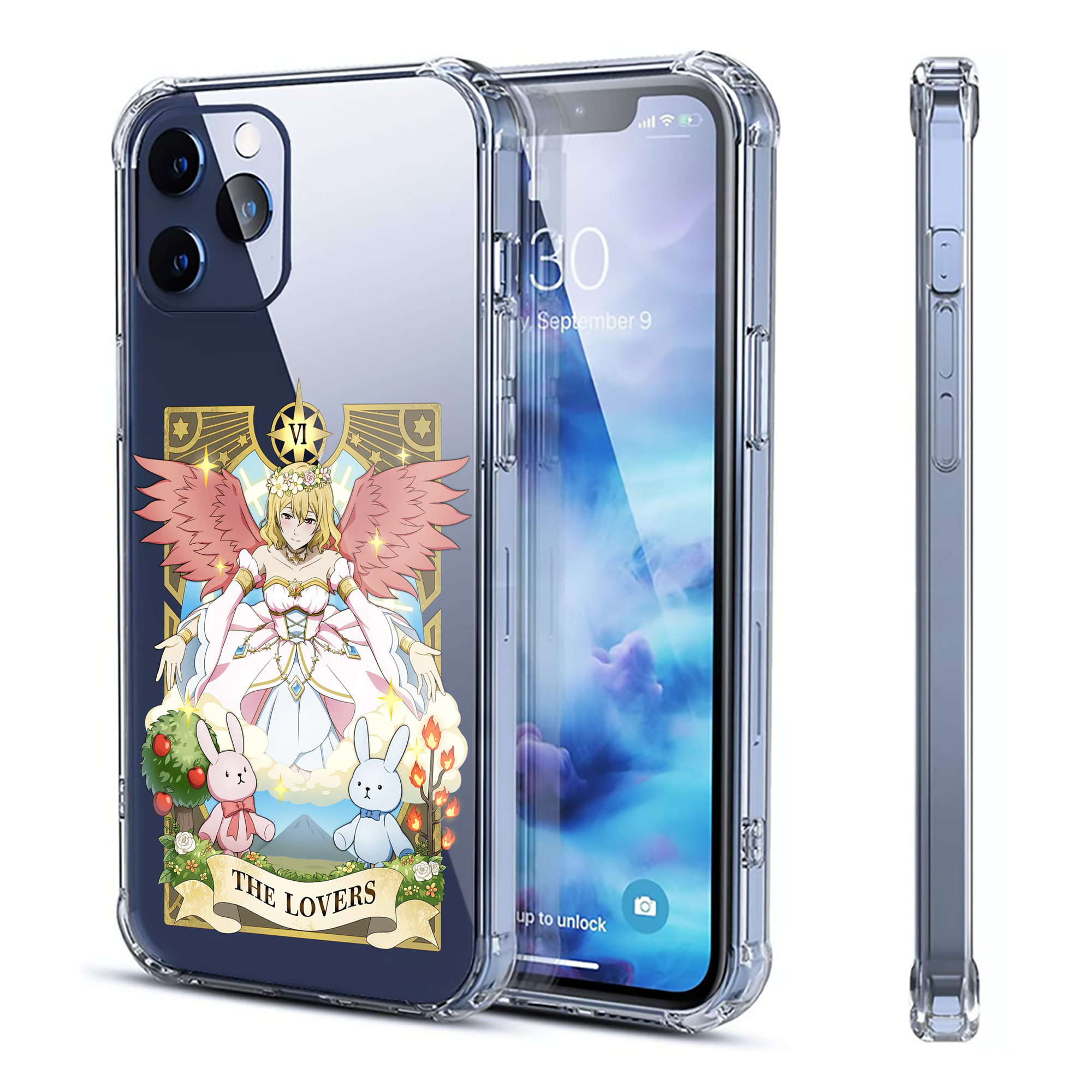 （画像用） 文豪ストレイドッグス Bungo Stray Dogs 【iPhone 12シリーズ対応】透明スマホケース（クリアソフトケース）